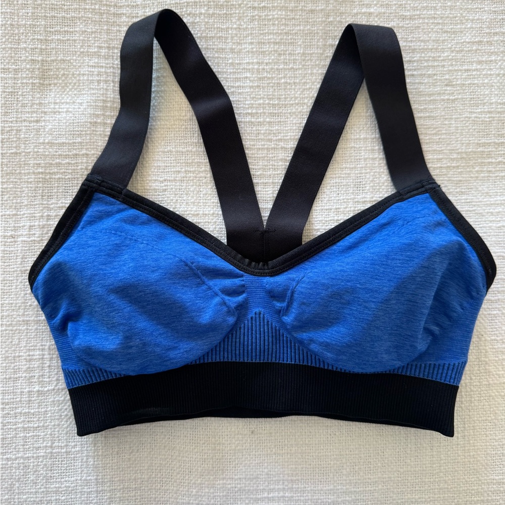 lululemon athletica Blue and Black Sports Bra